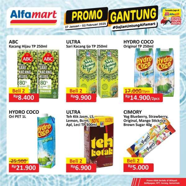 Promo Alfamart Gantung 27 Januari-2 Februari 2025