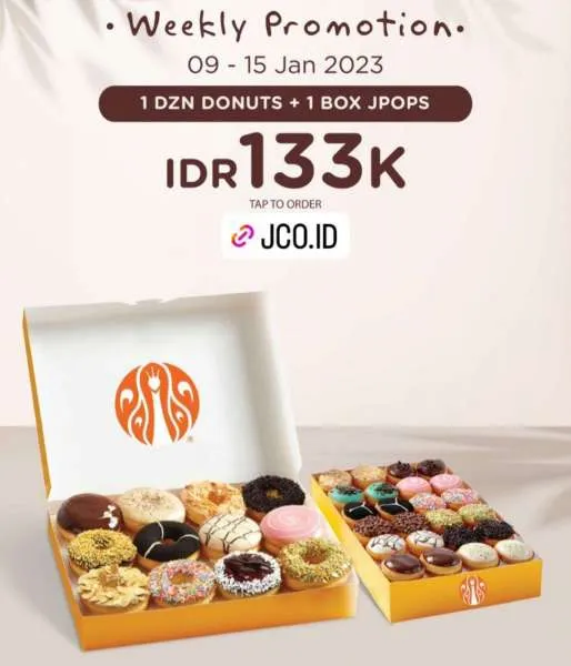 Promo J.CO 9-15 Januari 2023 Donut & Jpops