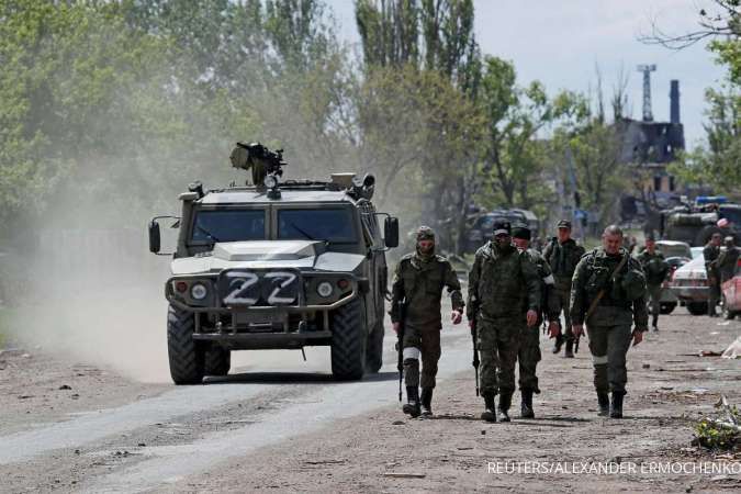 Pasukan Rusia Membumi Hanguskan Wilayah Ukraina Timur