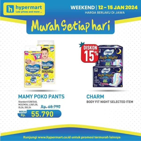 Promo JSM Hypermart Hyper Diskon Weekend Periode 12-15 Januari 2024