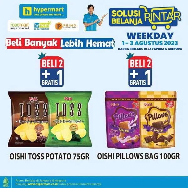 Promo Hypermart Beli Banyak Lebih Hemat Periode 1-3 Agustus 2023