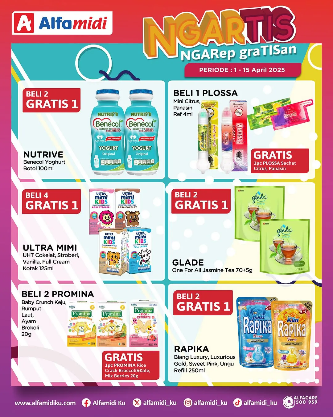 Promo Alfamidi Ngartis (Ngarep Gratisan) Periode 1-15 April 2025