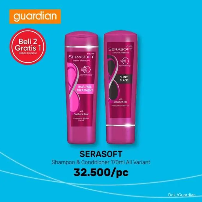 Promo Guardian Beli 2 Gratis 1 Periode s/d 20 April 2022