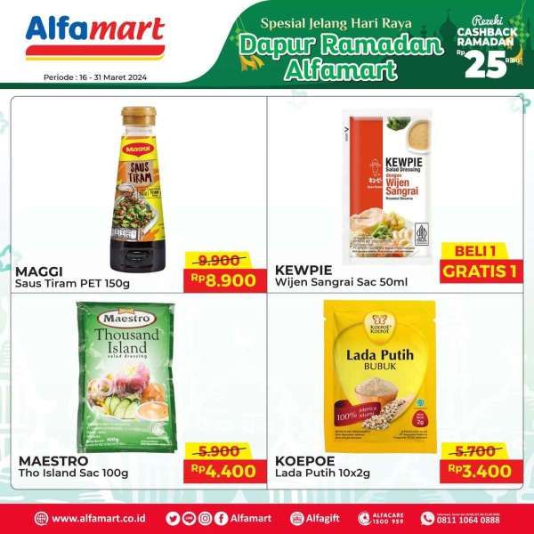 Promo Alfamart Kebutuhan Dapur Spesial Ramadhane 16-31 Maret 2024