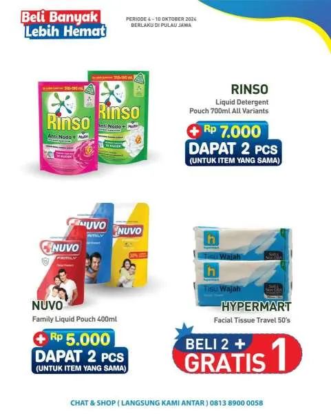 Promo Hypermart Beli Banyak Lebih Hemat Periode 4-10 Oktober 2024