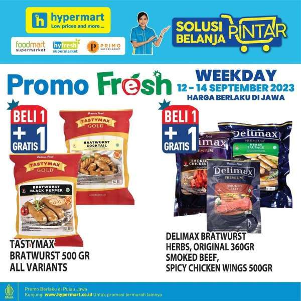  Katalog Promo Hypermart Terbaru 12-14 September 2023, Promo Produk Fresh