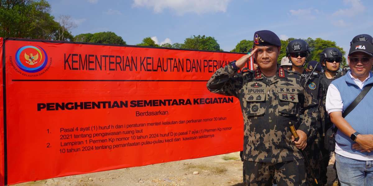 KKP Menyegel Tiga Pulau di Karimun dan Batam