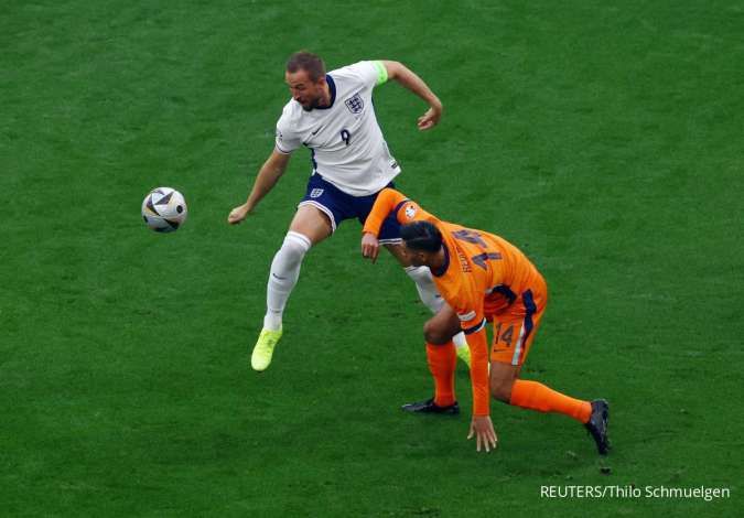 Hasil Pertandingan Semi Final Euro 2024 Belanda Vs Inggris, Sementara Imbang 1-1 