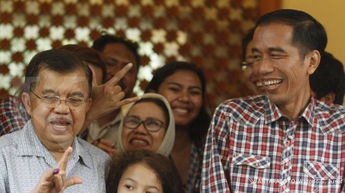 Jokowi-Ahok: Libur lah ya, masak kerja terus...
