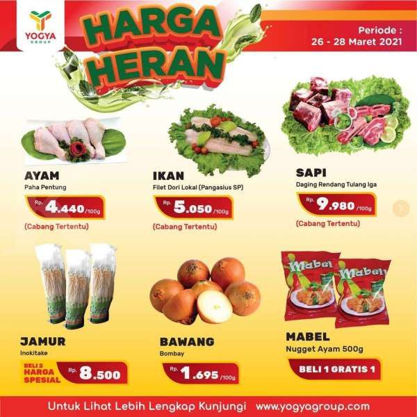 Cek promo JSM Yogya Supermarket 28 Maret 2021, Harga Heran spesial weekend!