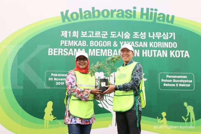 Yayasan Korindo dan Pemkab Bogor bangun hutan kota