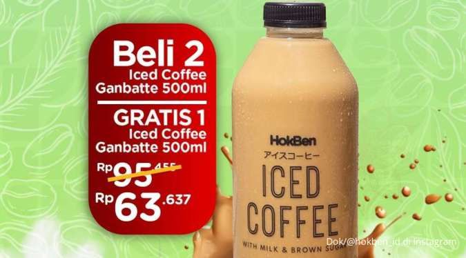  Promo HokBen Hari Kopi Nasional Mulai 9-11 Maret 225, Iced Coffee Beli 2 Gratis 1