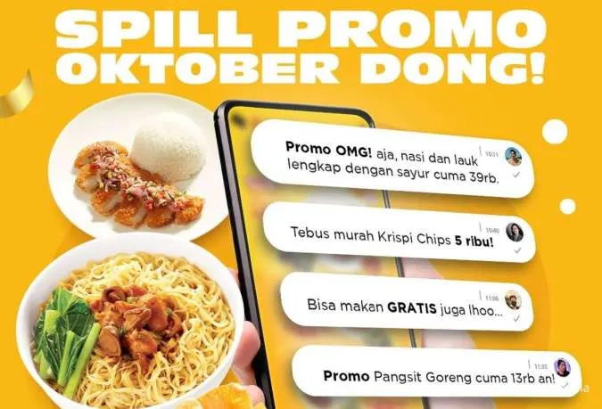 Daftar Promo Bakmi GM Periode Oktober 2025, Nasi sampai Bakmi Mulai Rp 20.000-an