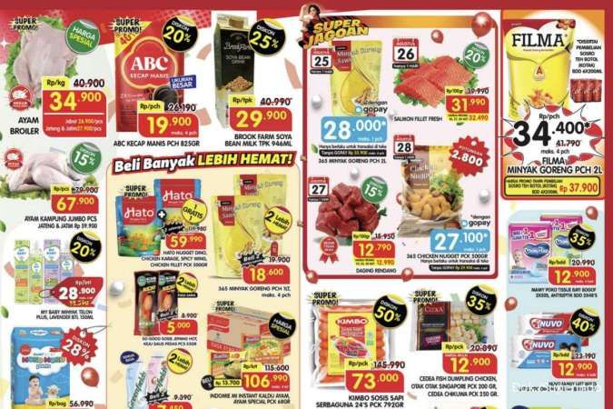 Promo Superindo Hari Ini 25-28 Agustus 2025, Ikan Shisamo-Anggur Red Globe Diskon 45%