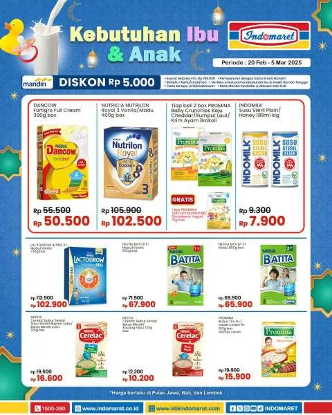 Promo Indomaret Super Hemat Periode 20 Februari-5 Maret 2025