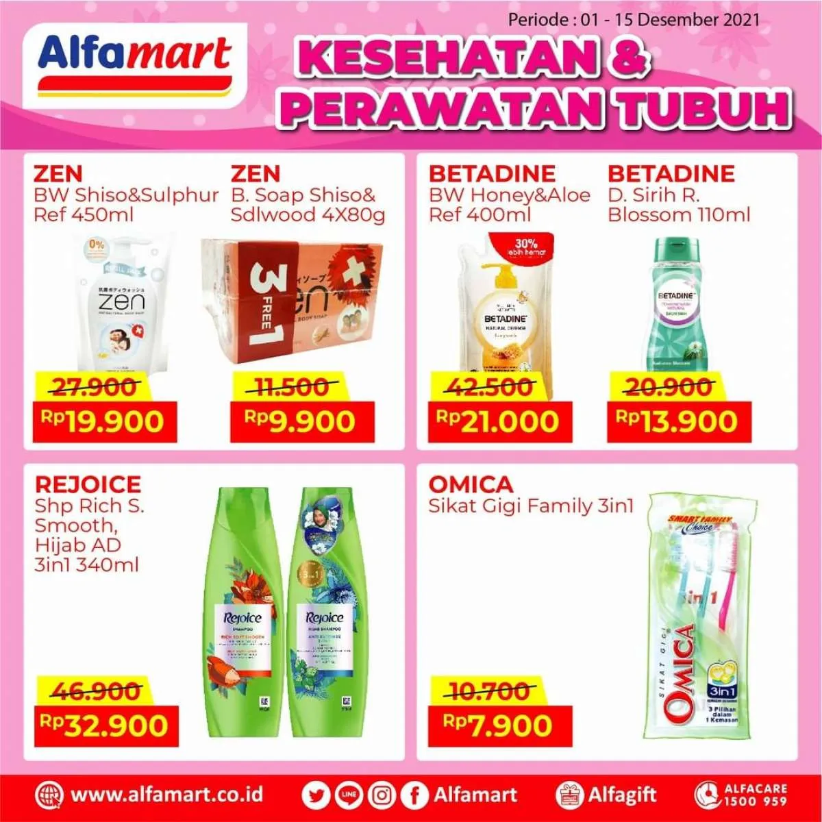 Promo Alfamart Terbaru, Aneka Produk Kesehatan dan Perawatan Tubuh Jadi Lebih Murah