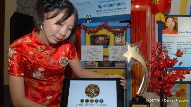 Buat logo pakai fengsui, Jessica kebanjiran order