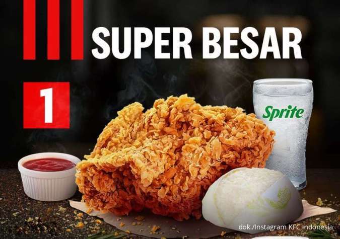 Promo KFC Super Besar Mulai 14 Maret, Tersedia 2 Paket Hemat Mulai Rp 34.000-an