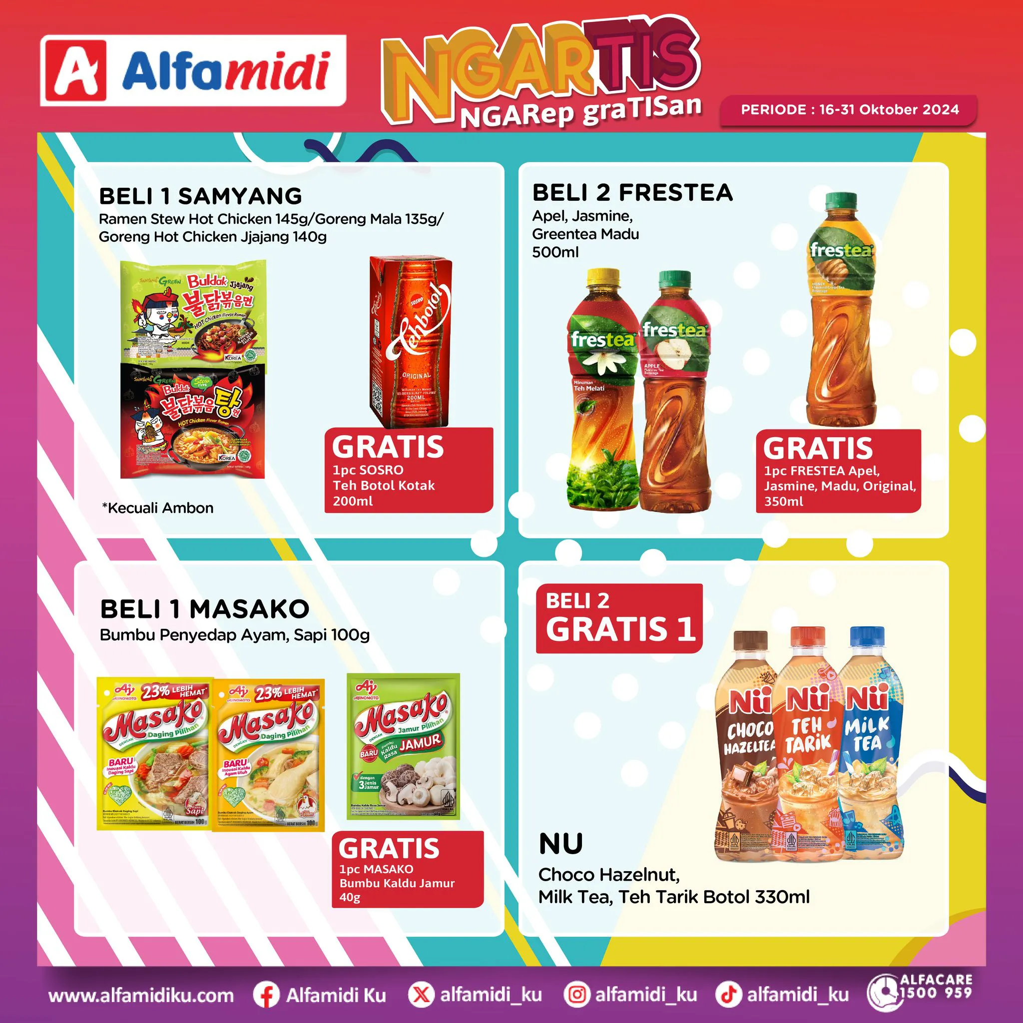 Promo Alfamidi Ngartis (Ngarep Gratisan) Periode 16-31 Oktober 2024