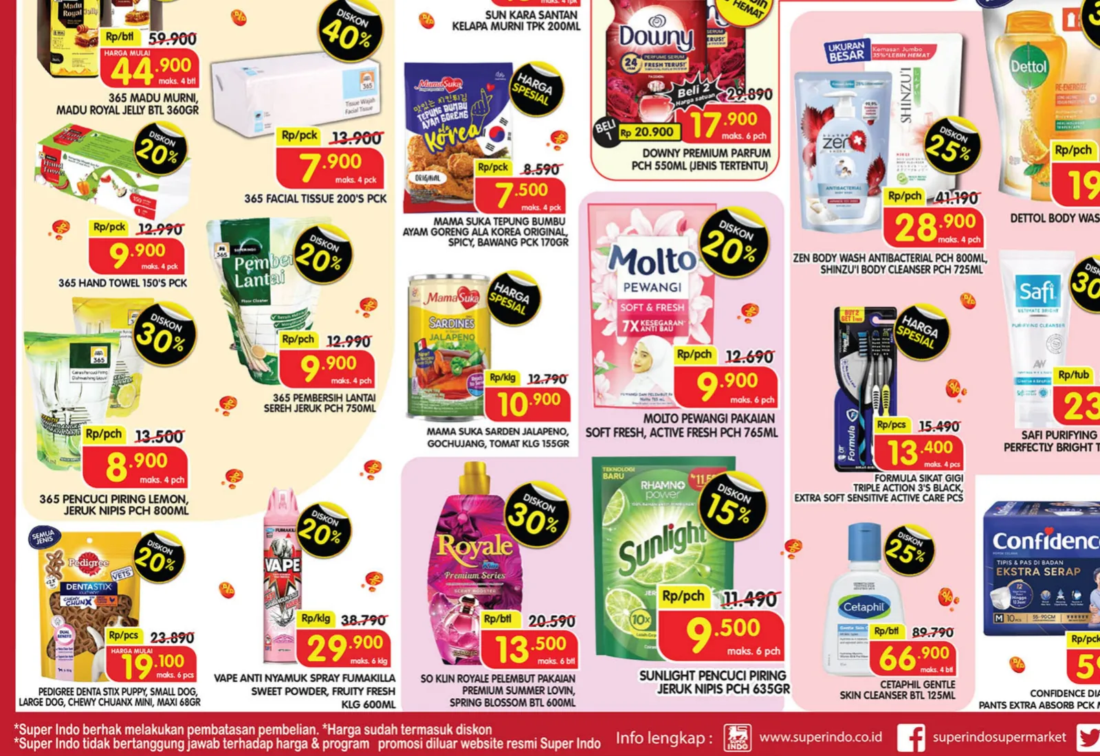 Promo Superindo Weekday Periode 20-23 Oktober 2025
