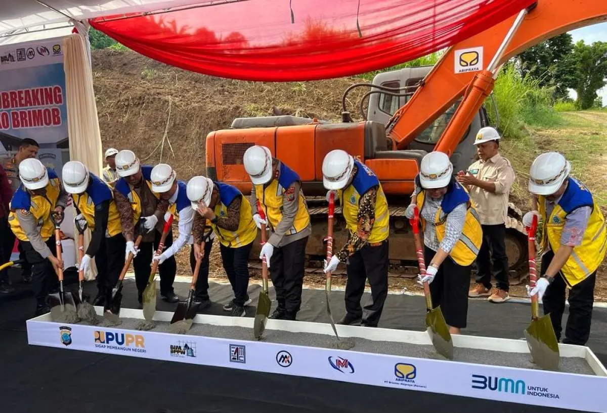 Brantas Abipraya Garap Proyek Pembangunan SPN dan Mako Brimob Polda Sulawesi Utara