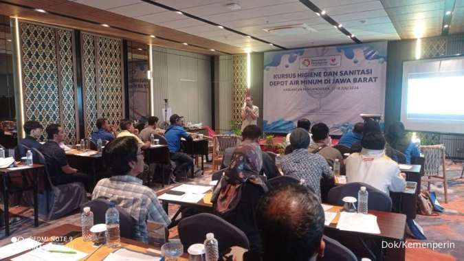 Gandeng Kemenkes, Kemenperin Gelar Kursus Standar Sanitasi Depot Air Minum