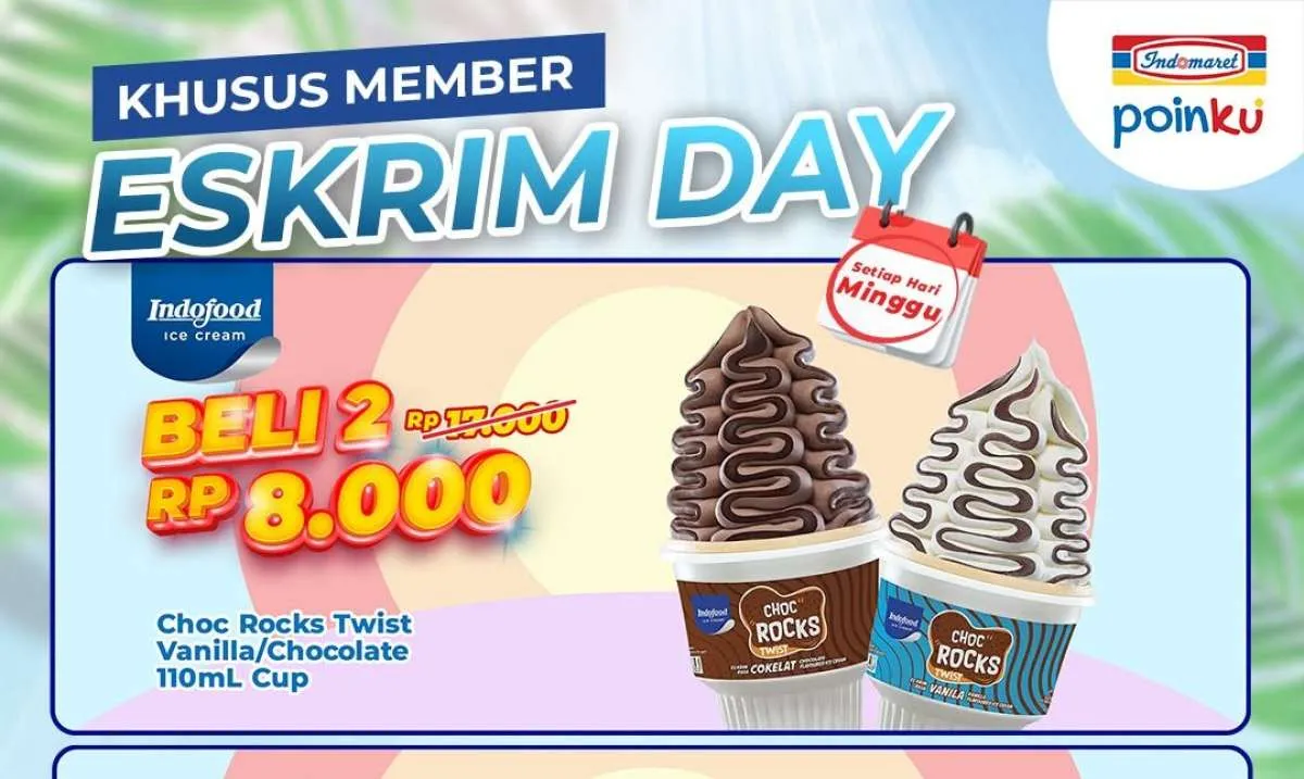 Promo Es Krim Weekend 8 Desember 2024, Beli 2 Rp 8.000 di Indomaret Hanya Hari Ini