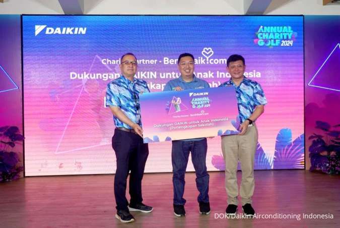 Lewat Turnamen Golf, Daikin Himpun Dana Rp 150 Juta untuk Perlengkapan Sekolah Anak