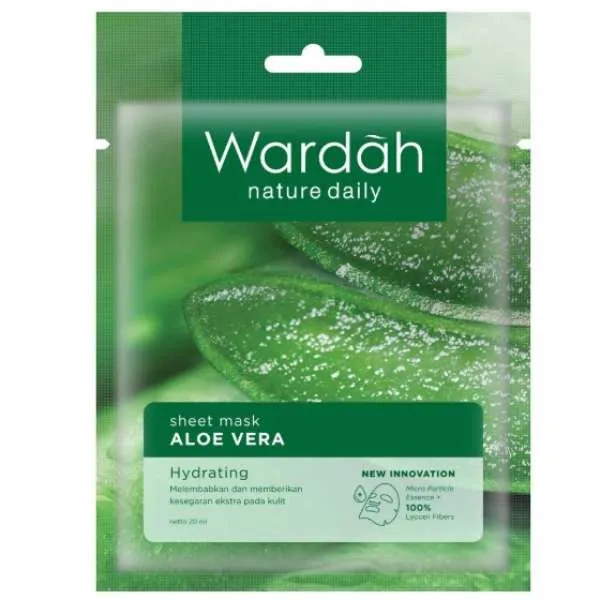 Wardah Nature Daily Sheet Mask Aloe Vera 
