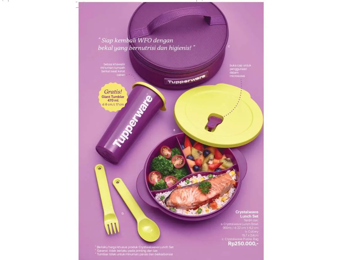 Brosur promo Tupperware Oktober 2021 beri diskon & potongan harga produk lunch box