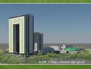 Anggaran dan luas bangunan gedung baru DPR dipangkas