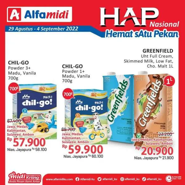 Promo Alfamidi Hemat Satu Pekan Periode 29 Agustus-4 September 2022