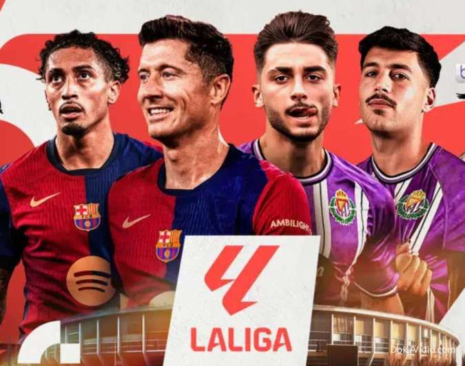 Link Live Streaming Barcelona vs Valladolid, La Liga Hari Ini (31/8)