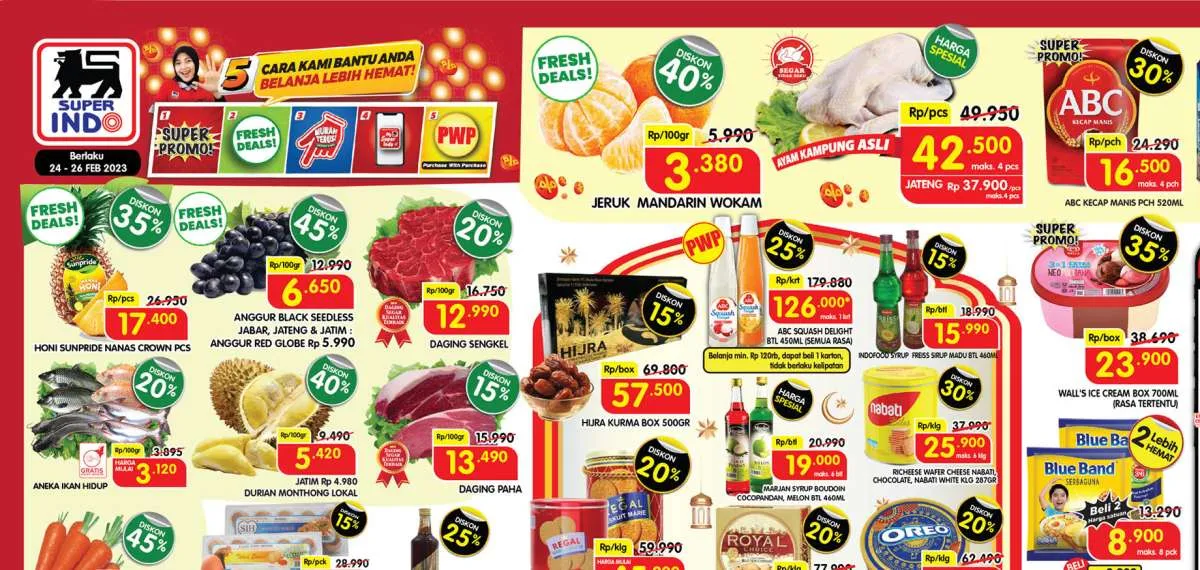 Katalog Promo JSM Superindo Terbaru 24-26 Februari 2023, Belanja Hemat & Berkualitas