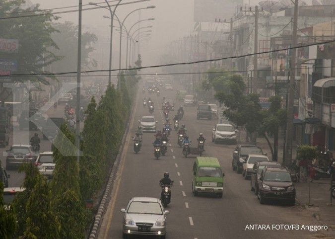 Kabut asap kembali memburuk di Pekanbaru
