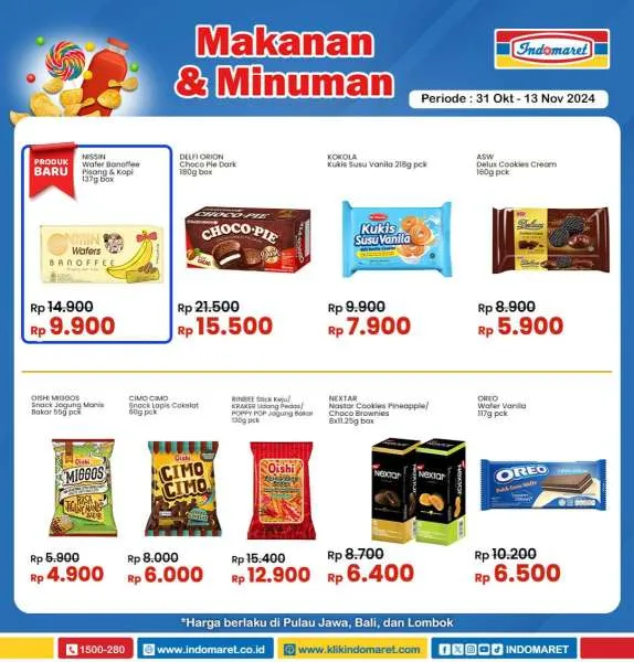 Promo Indomaret Super Hemat Periode 31 Oktober-13 November 2024