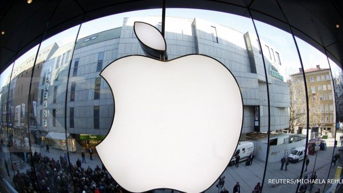 Nilai kapitalisasi saham Apple capai US$ 710,74 M