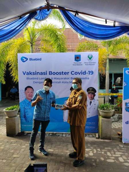 PT Blue Bird Tbk Bersama Pemkot Mataram Sukses Selenggarakan Vaksinasi Booster 