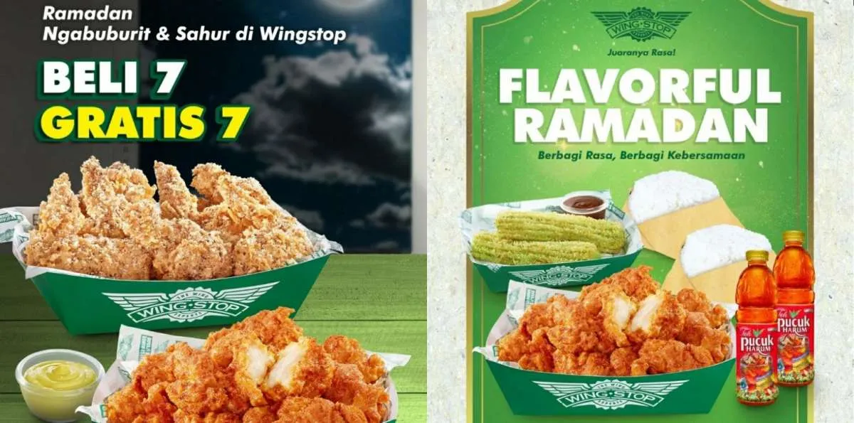 Promo Wingstop Maret-April 2024, Beli 7 Gratis 7 Ayam untuk Ngabuburit & Sahur