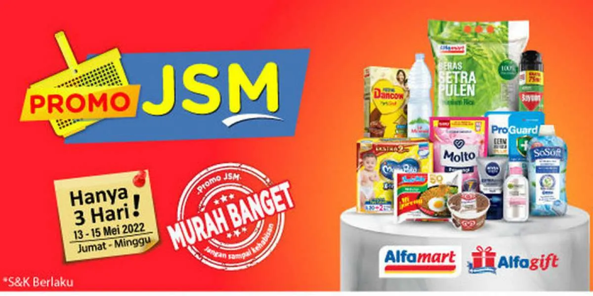 Promo JSM Alfamart 13-15 Mei 2022, Banyak Potongan Harga yang Menarik!