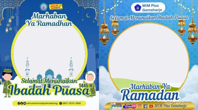 32 Twibbon Ramadhan Muhammadiyah, Selamat Menjalankan Ibadah Puasa