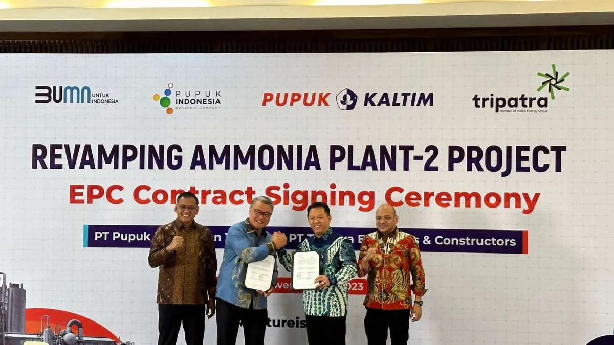 Tripatra Garap Proyek EPC Pembaruan Pabrik Amonia-2 Pupuk Kaltim