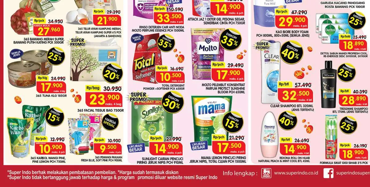 Promo Superindo Terbaru Rabu 27 September 2023, Dapatkan Produk Harga Spesial!