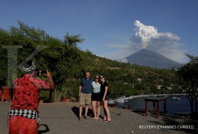 Bisnis hotel di Bali belum terganggu erupsi Gunung Agung