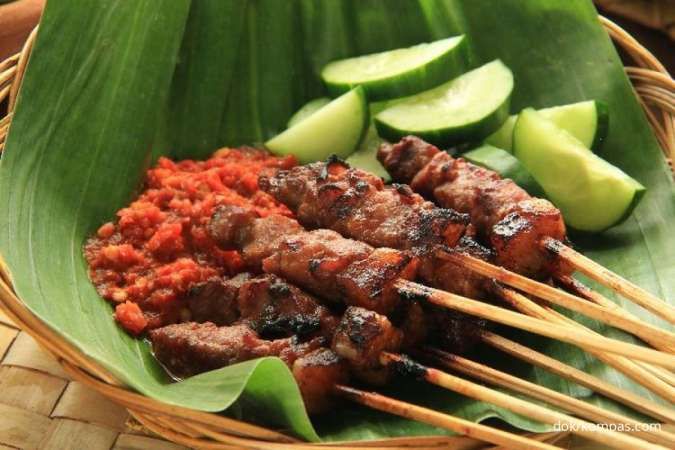 Resep Makanan Khas Bali Sate Plecing yang Pedas Menggigit, Pakai Daging Ayam dan Sapi