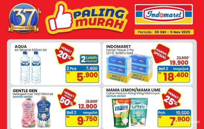 Promo Indomaret Paling Murah Akhir Oktober 2025, Gentle Gen Diskon Sampai 50%