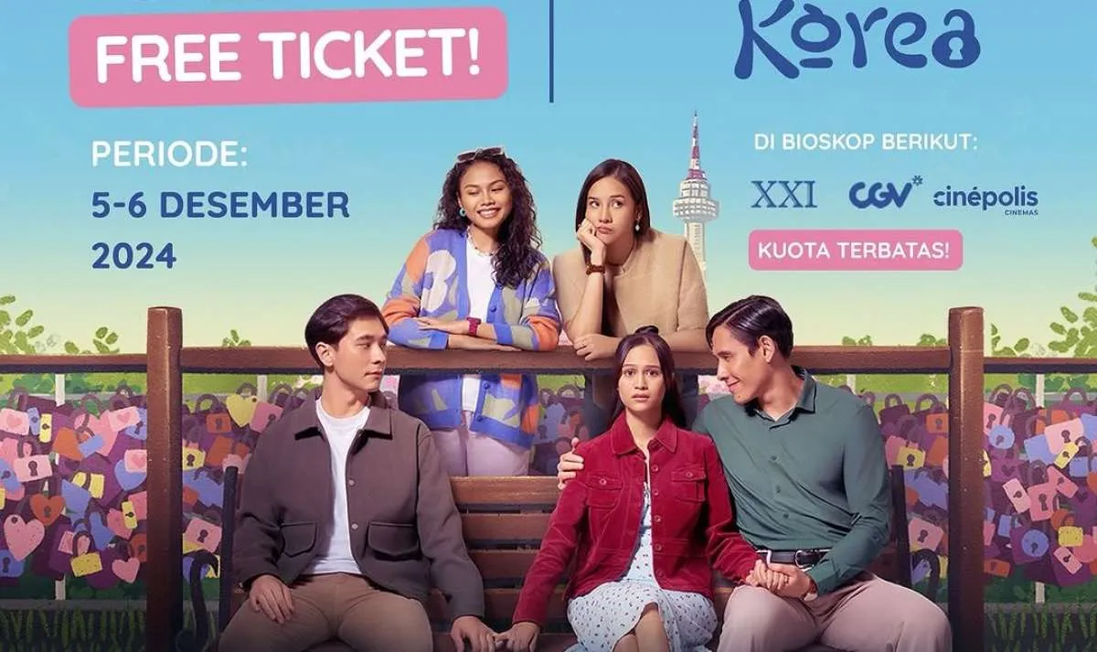 Promo Tiket Film Cinta Tak Seindah Drama Korea, Buy 1 Get 1 Segera Berakhir Hari Ini