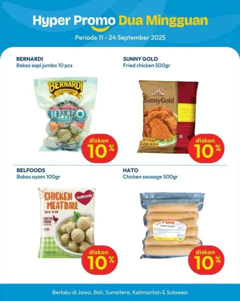 Promo Hypermart Dua Mingguan Periode 11-24 September 2025