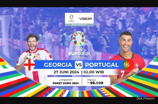 Link Live Streaming Georgia vs Portugal, Kamis (27/6) Jam 02.00 WIB