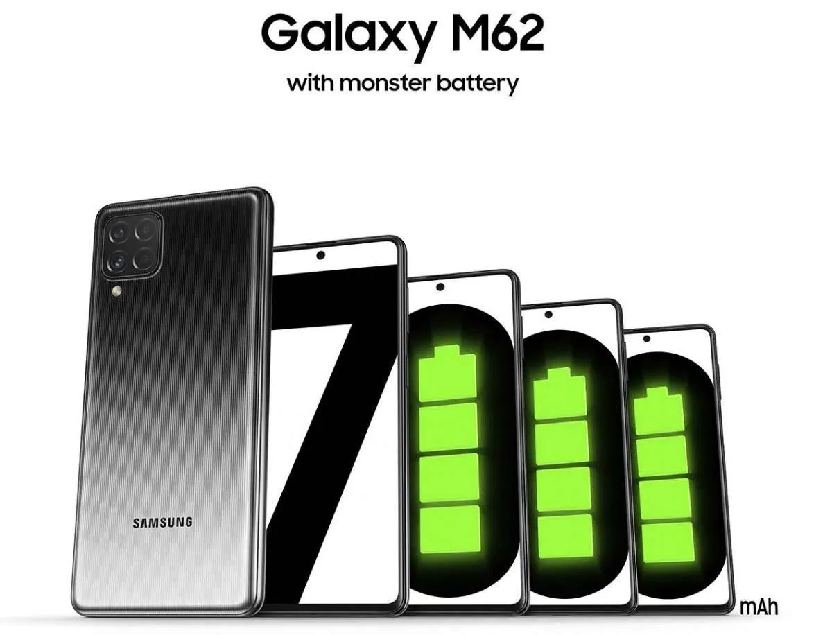 Samsung Galaxy M62 resmi meluncur di Thailand, bawa baterai 7.000 mAh dan RAM 8GB